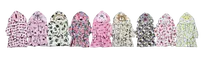 1 Piece Emb Flannel Bathrobe